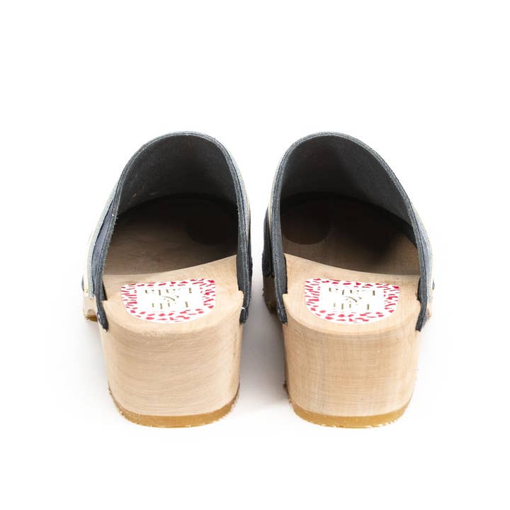 Lili & Lala - Venta al por mayor Zuecos - Mujer - Malmö azul marino y dorado2