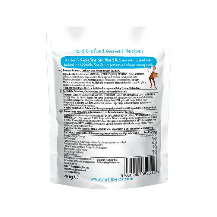 Mr Filbert's – wholesale Nuts – Simply Sea Salt Mixed Nuts2