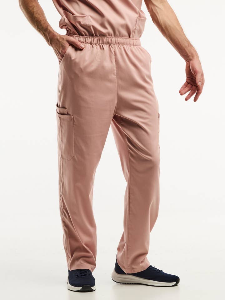 LUCA - Medische broek - Heren - Lichtroze voor wholesale door AELIN