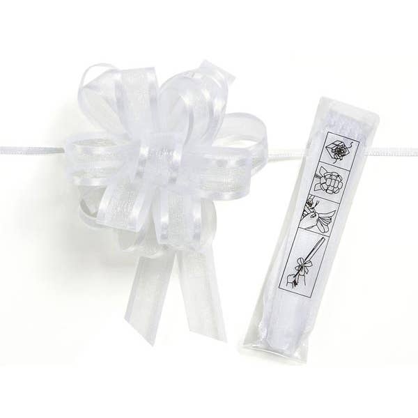 Nashville Wraps - Wholesale Bow - Gift Wrapping - Sheer Satin Edge Gift Pull Bows