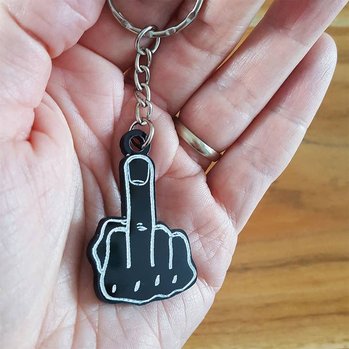 Keychain Fuck French craftsmanship fashion accessories for wholesale by Ranafout