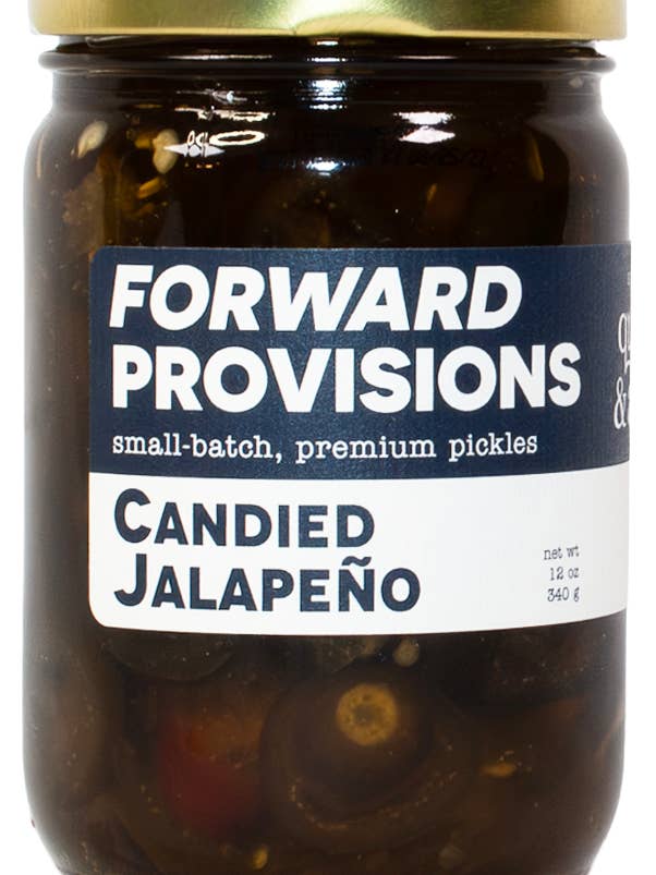 Piments Jalapenos Confits-12oz-12 par caisse pour la vente par Gourmet Indulgences, LLC (dba Quince & Apple Company)