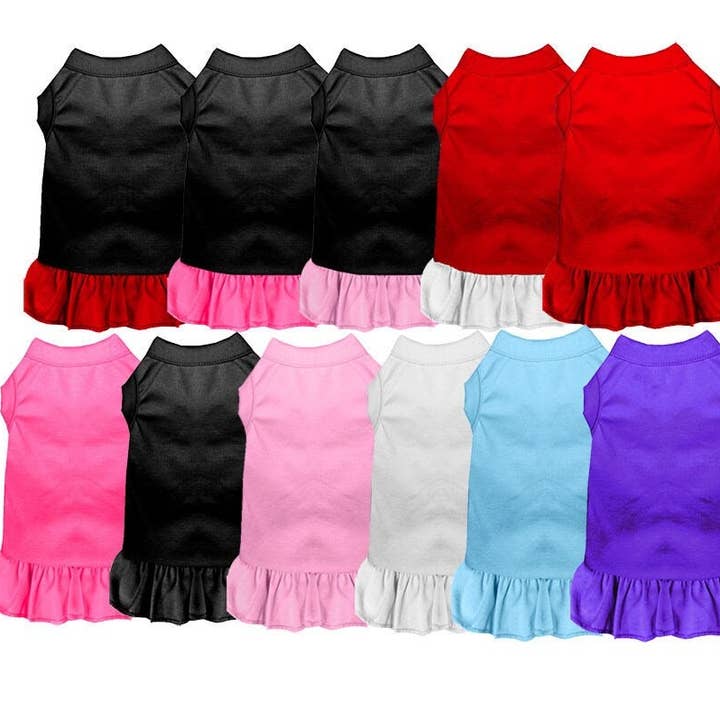 Custom Screen Print Pet Dog & Cat Dress for wholesale by As You Wish Apparel