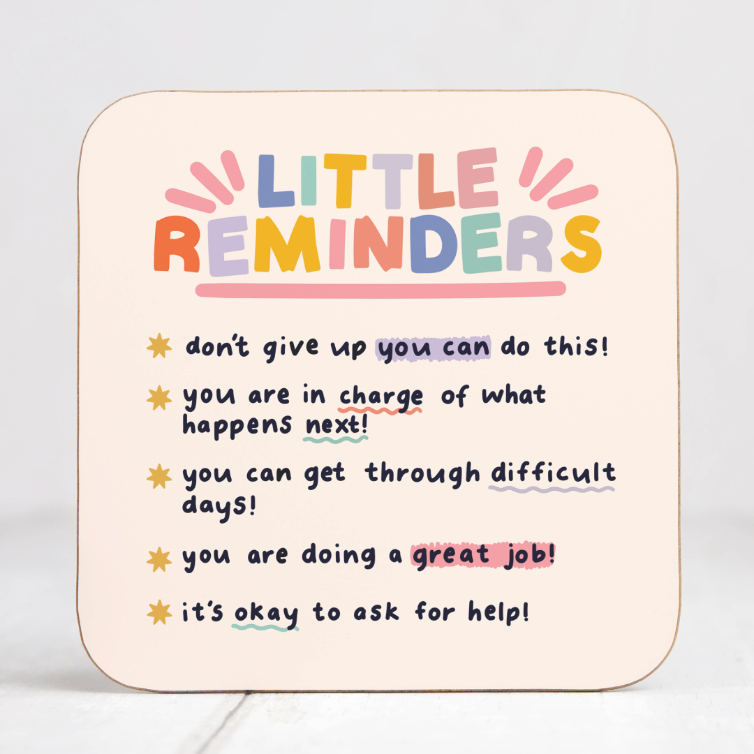 Shake The Label - Wholesale Coasters - Little Reminders Coaster4