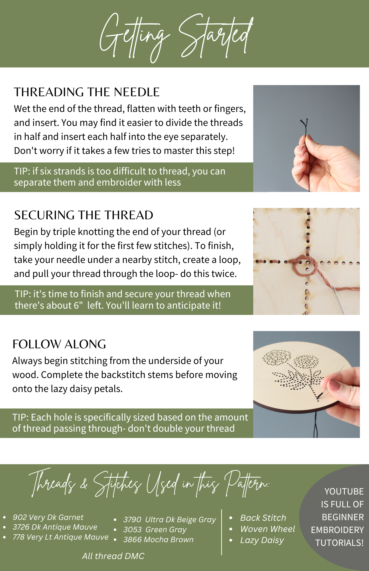 Treasured Blessings, LLC - Wholesale Embroidery/Cross Stitch Supplies - Wood Embroidery Kit - Book Lovers Bookmarks (Set of 3)2