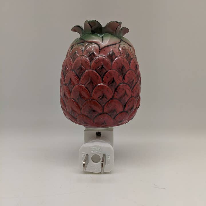 Green Pastures Wholesale - Wholesale Night Light - Porcelain Pineapple Night Light and Oil Burner