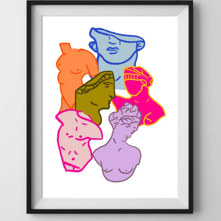 Hannah Via Art - Wholesale Art Print - Busts Print