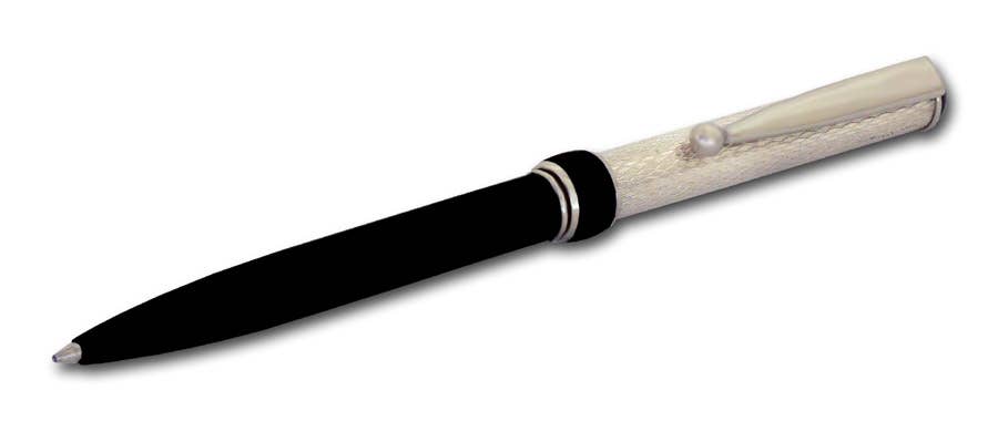 Grifos pens – wholesale Pen – Ballpoint pen/ pencil personalized silver & black lacquer1