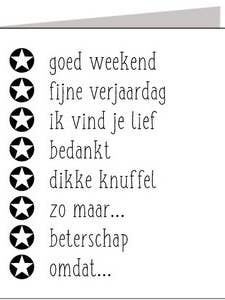 Cartão de Saudação Entre As Linhas - Caixa 112 por atacado de POSkaart | De Groot Design