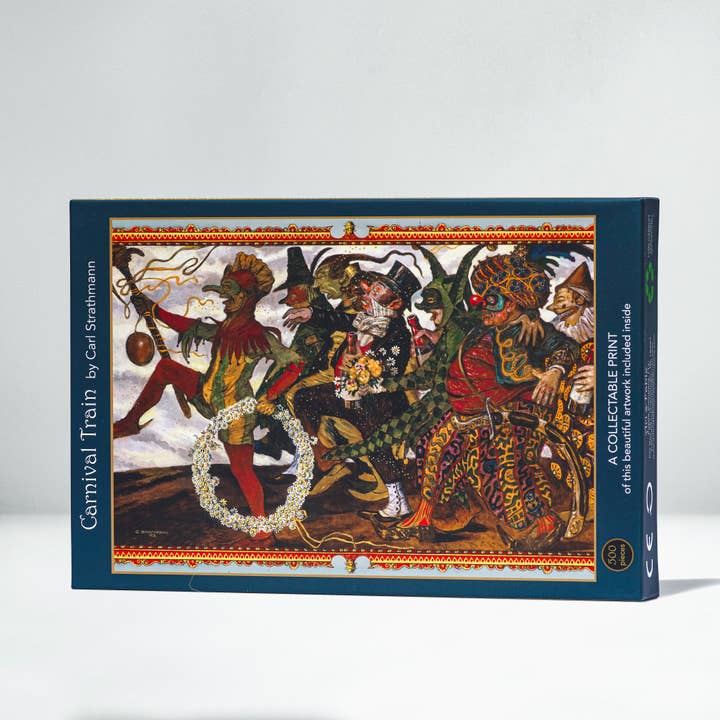 Carnival Parade; 500-pc "Velvet-Touch" Jigsaw Puzzle for wholesale by Art & Fable Puzzle Company, LLC