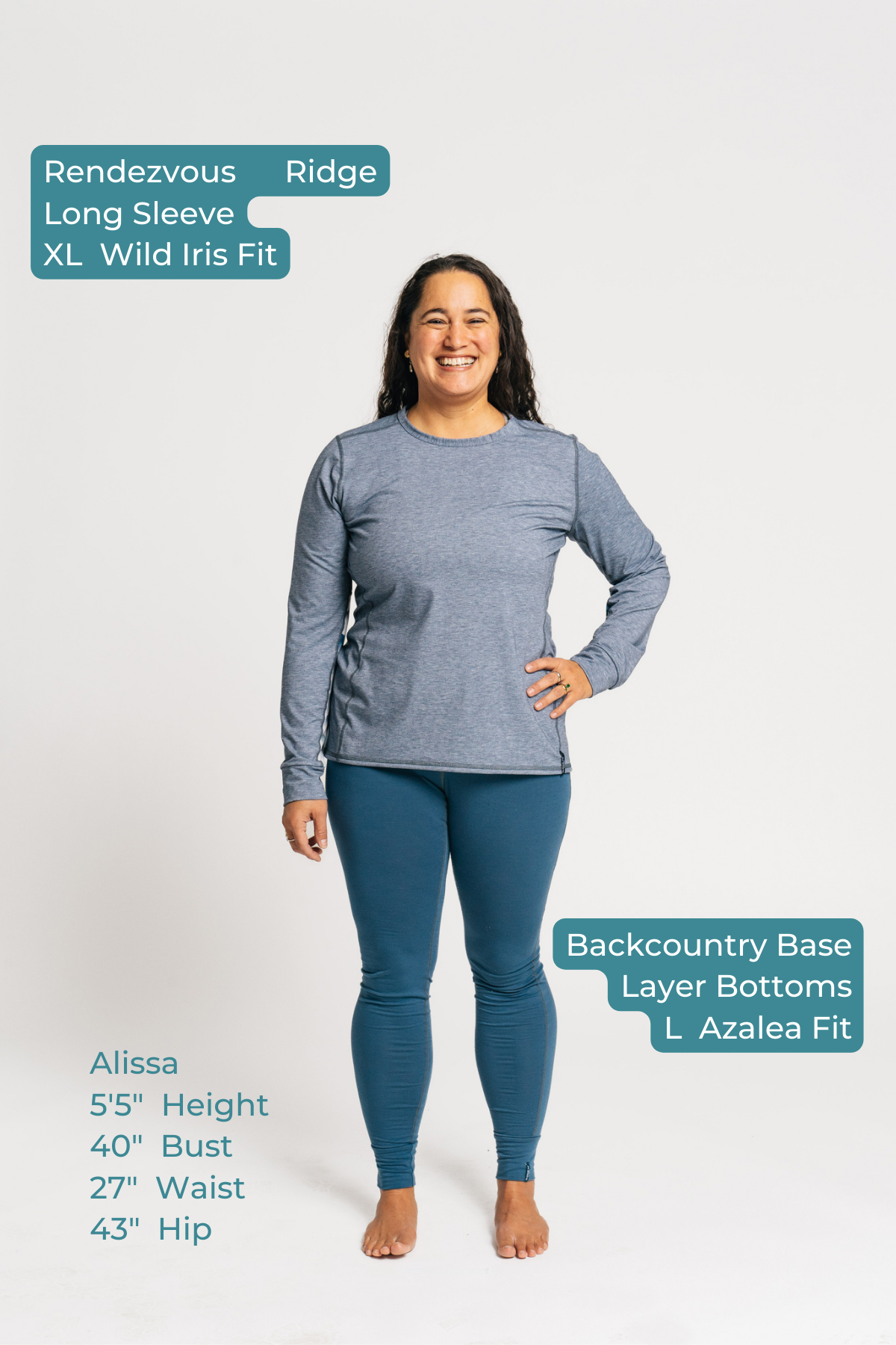 Alpine Fit - Wholesale Athletic/Lounge Leggings - Women's - Backcountry Base Layer Bottoms12