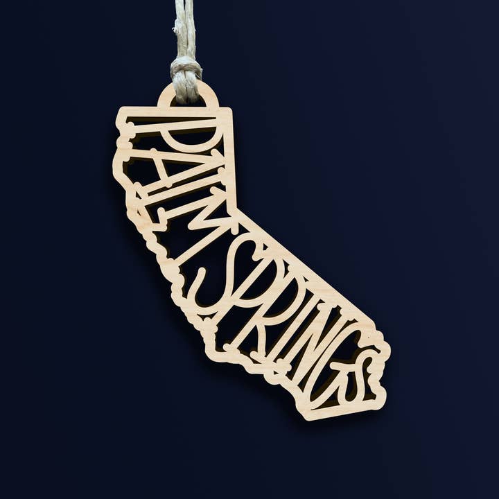 Palm Springs, CA Ornament for wholesale by Made by One32