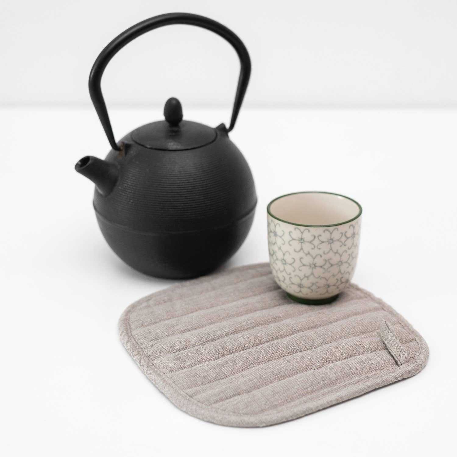 Linen Tales (We cover U.S. import duties) – Großhandel Ofenhandschuh/Topfhalter – Naturlicher Leinen-Topflappen2