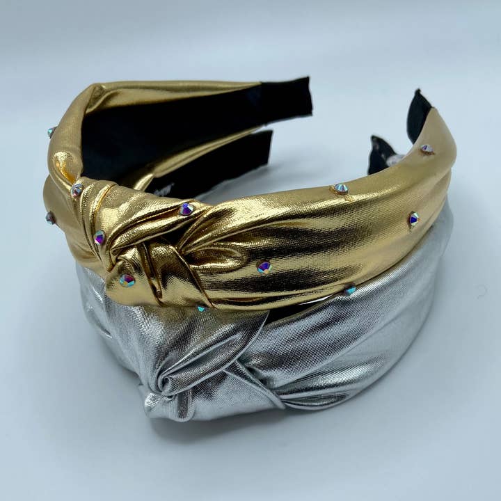 Metallic Knot Headband for wholesale by Mikayla's Creations
