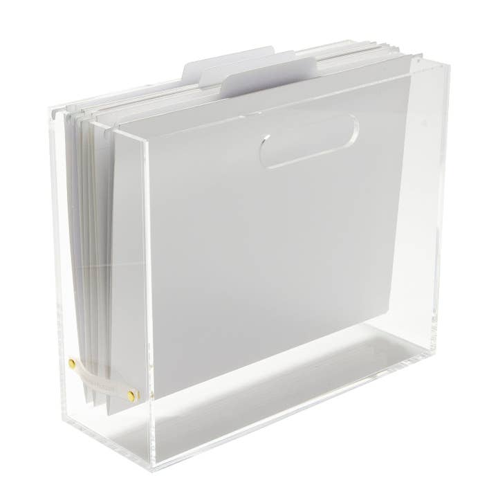 russell+hazel - Wholesale Desk Organizer - Acrylic File Box Slim1