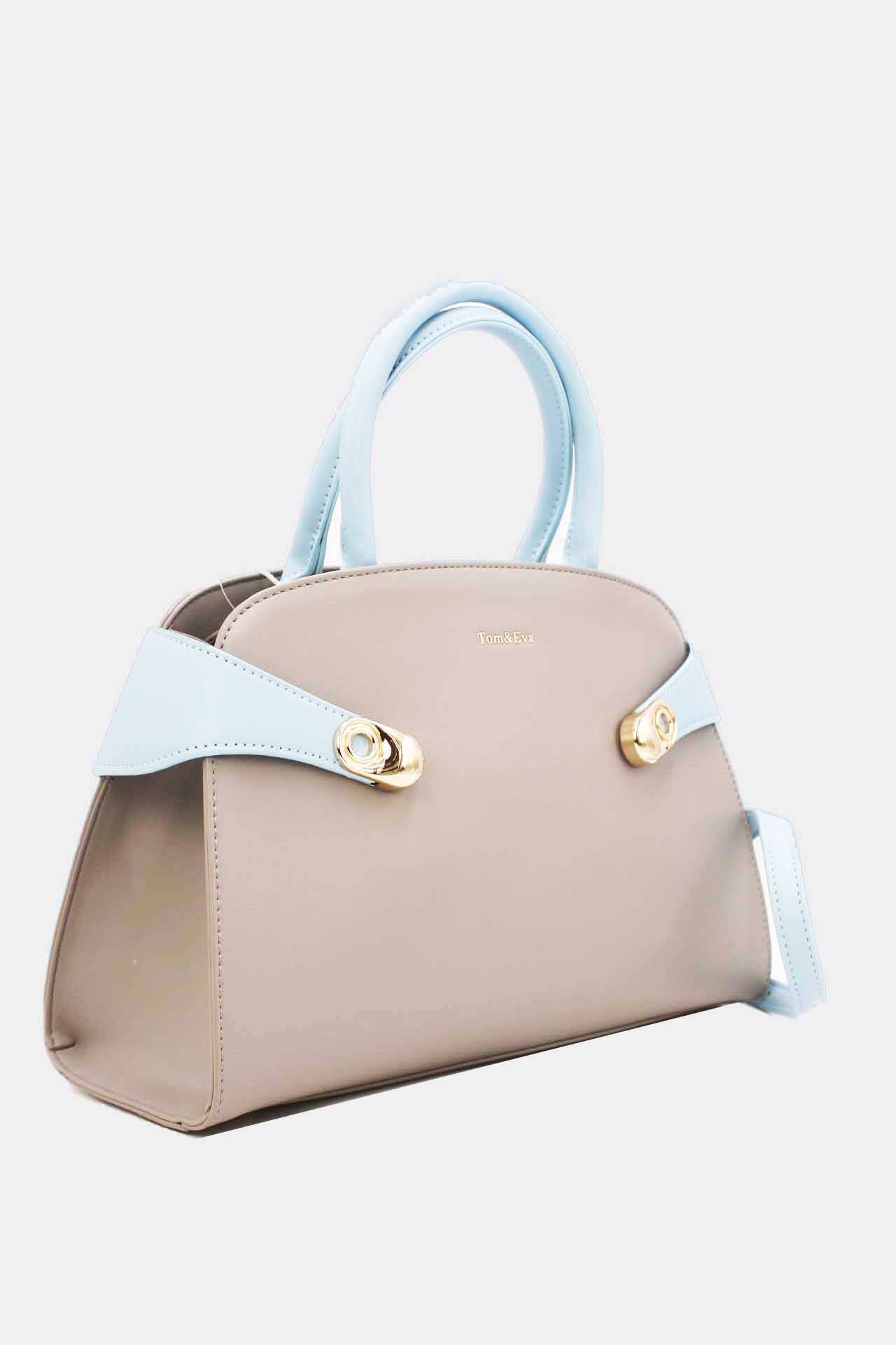 Tom&Eva (F.D.M diffusion) - Wholesale Top Handle Bag - Women's - Women's Bicolour Handbag 23B-58299