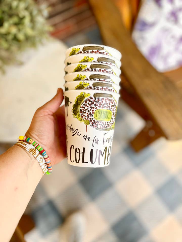 Columbia, SC Reusable Cups tail gating, gift, alumni for wholesale by Happy By Rachel, LLC