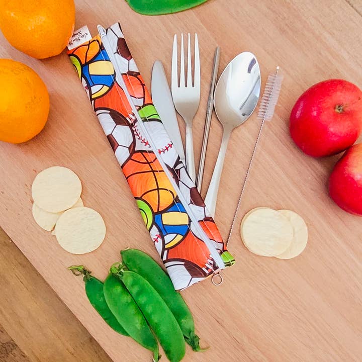 Sport Bestick Pouch för wholesale av Little Miss M Designs