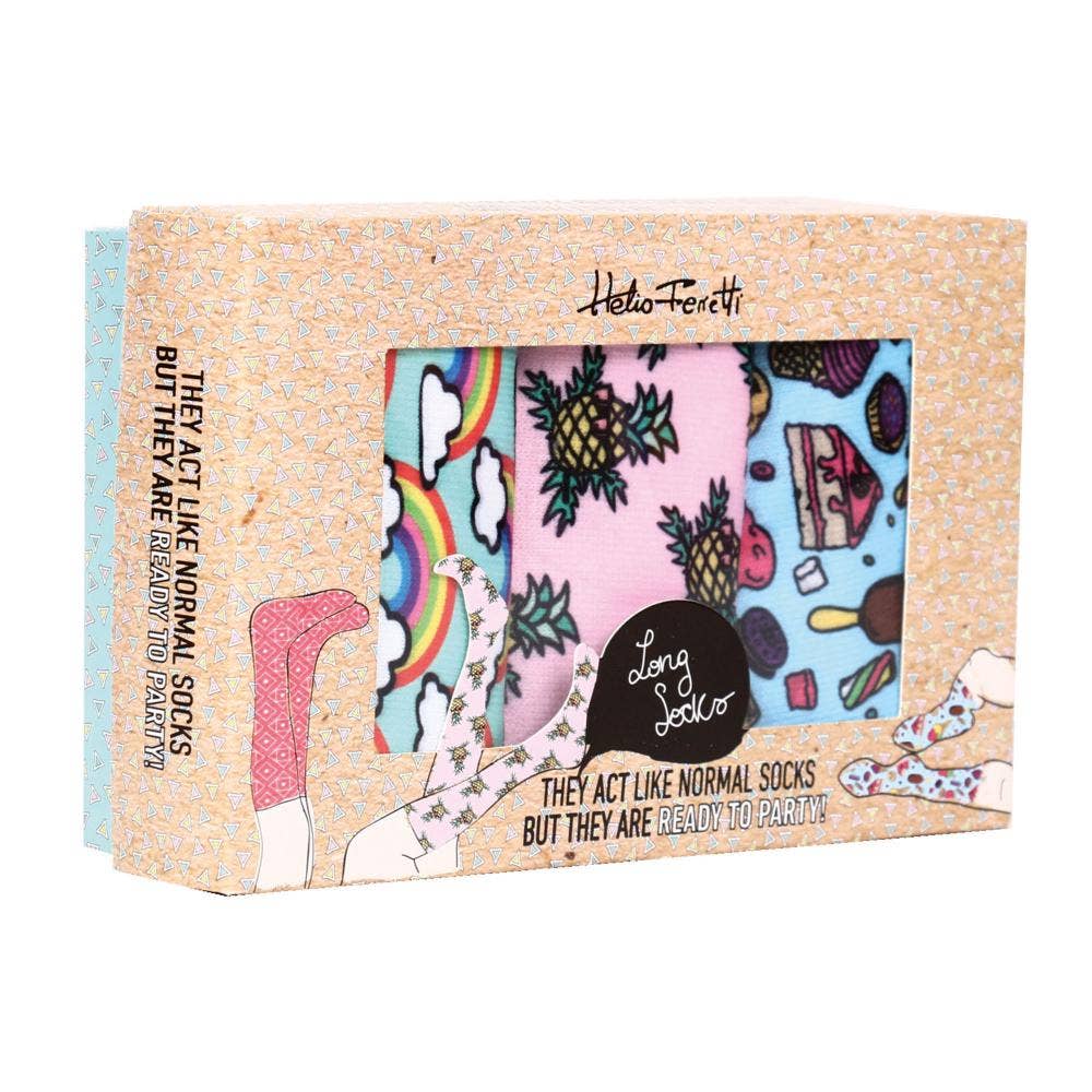 Helio Ferretti - Wholesale Socks - Unisex - 3 PAIR OF SOCKS YAY PACK HF0