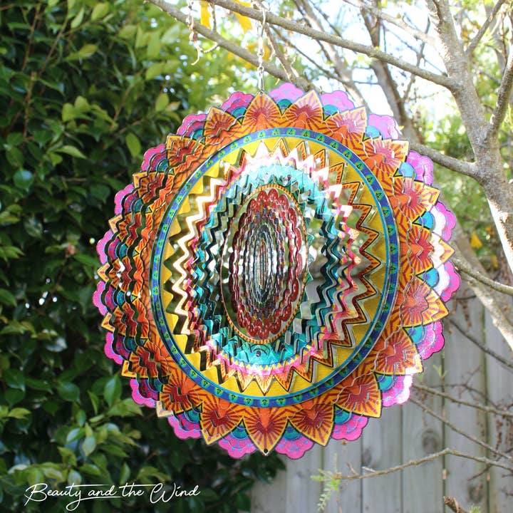 Beauty and the Wind - Wholesale Wind spinner - Mandala of Joy Wind Spinner7