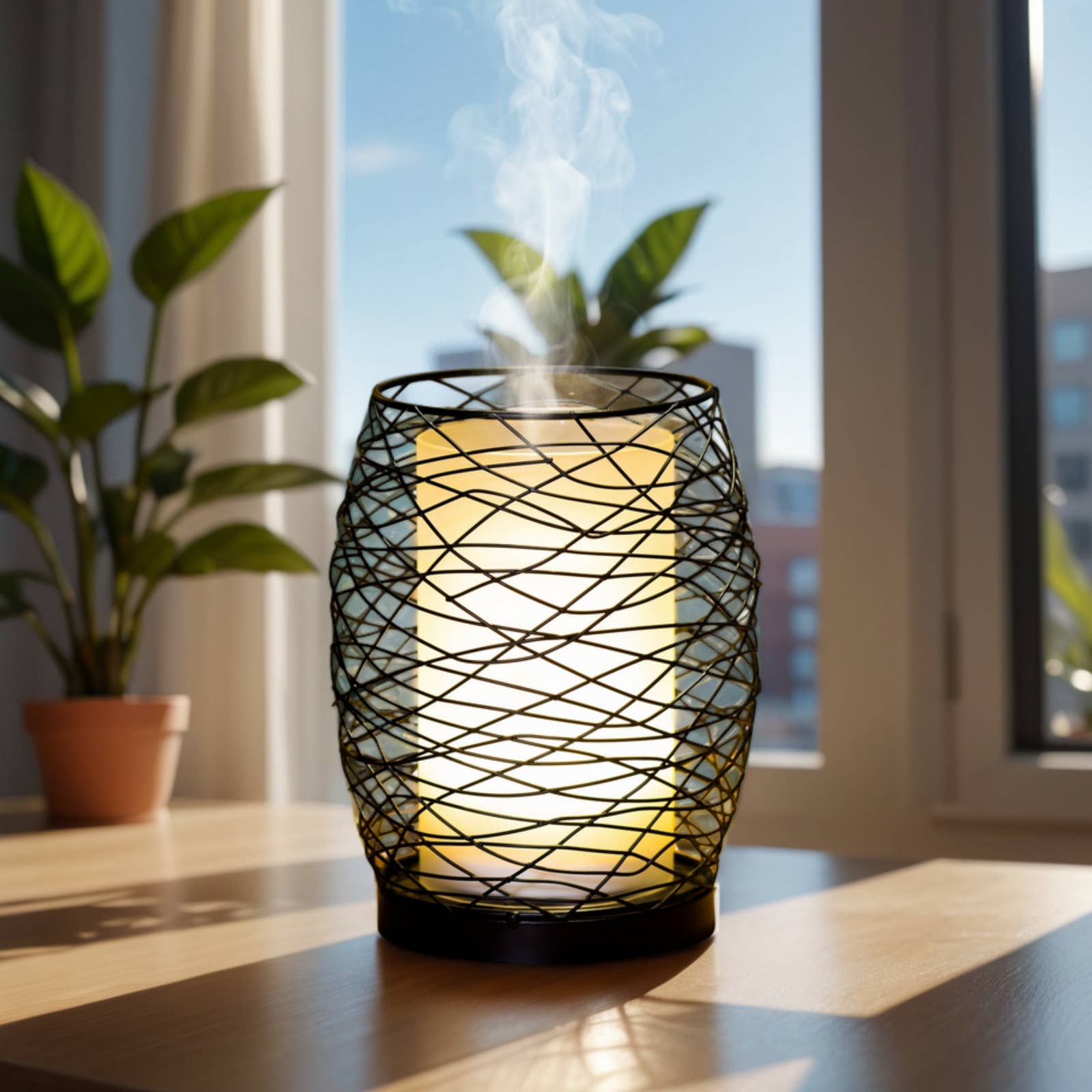 Zen'Arôme - Wholesale Electronic Diffuser - Volupsia Glass and Metal Aroma Diffuser + Remote Control9