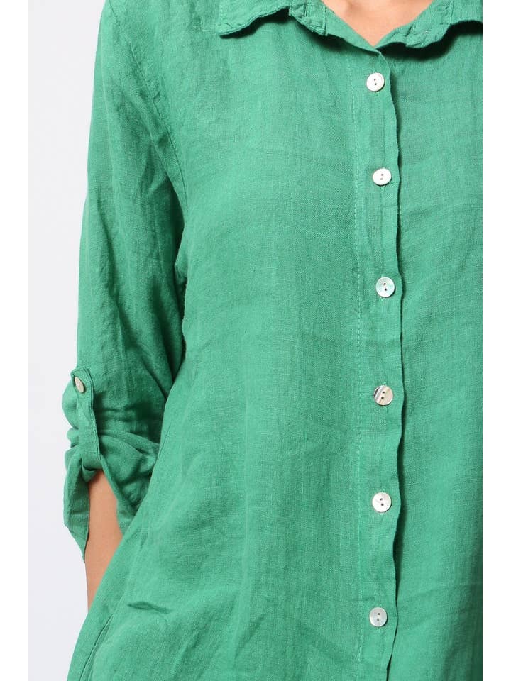 LÉA & LUC - Wholesale Dress - Women's - Short Dresses in 100% Linen REF. 197