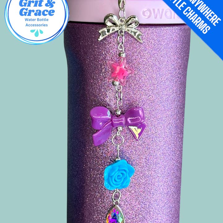 Colgante de botella Fiesta Tropical para colgar en cualquier lugar para venta al por mayor de Grit & Grace Water Bottle Accessories