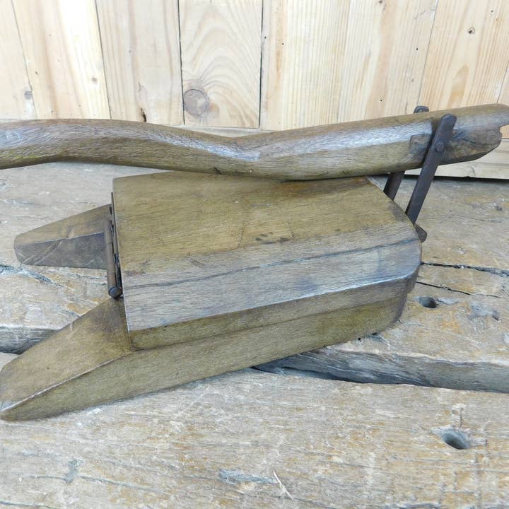 My Amigos Imports - Vente Ustensile/gadget de cuisine - Presse-tortillas Mesquite Antique- #35 -ER-Original-Wood-Vintage3