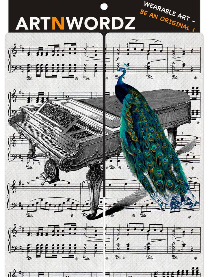 PEACOCK KLAVER MUSIK SOKKER for engroshandel hos ARTNWORDZ LLC