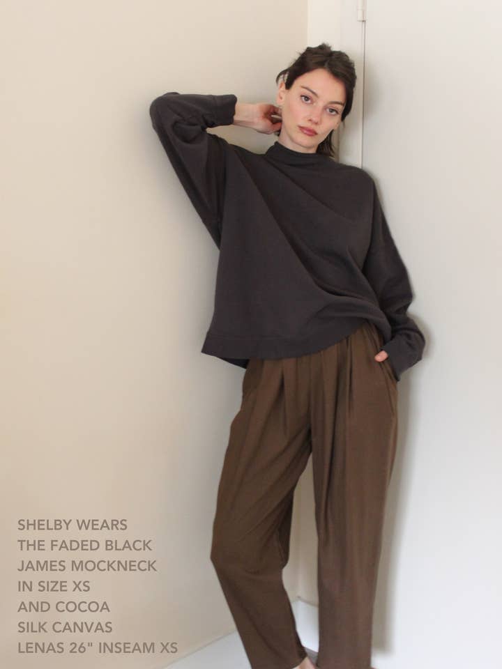 Na Nin - Wholesale Sweatshirt – Unisex - James Cotton Mock Neck Sweatshirt22