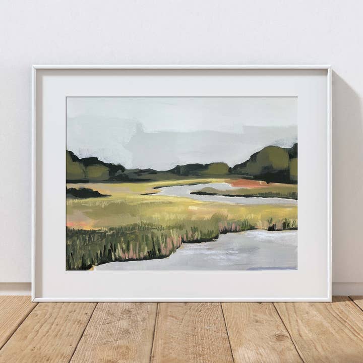 "Summer Marsh" | Print on Canvas for wholesale by E. Anderson Art