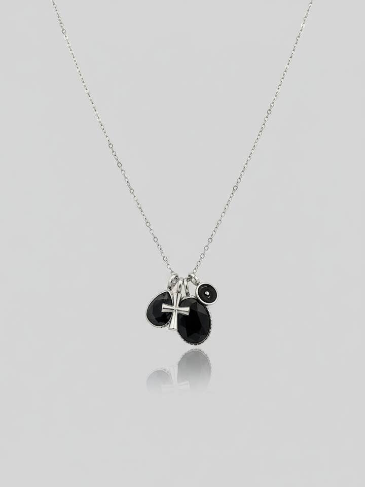 Colar de charme oval por atacado de Nette Road Wholesale