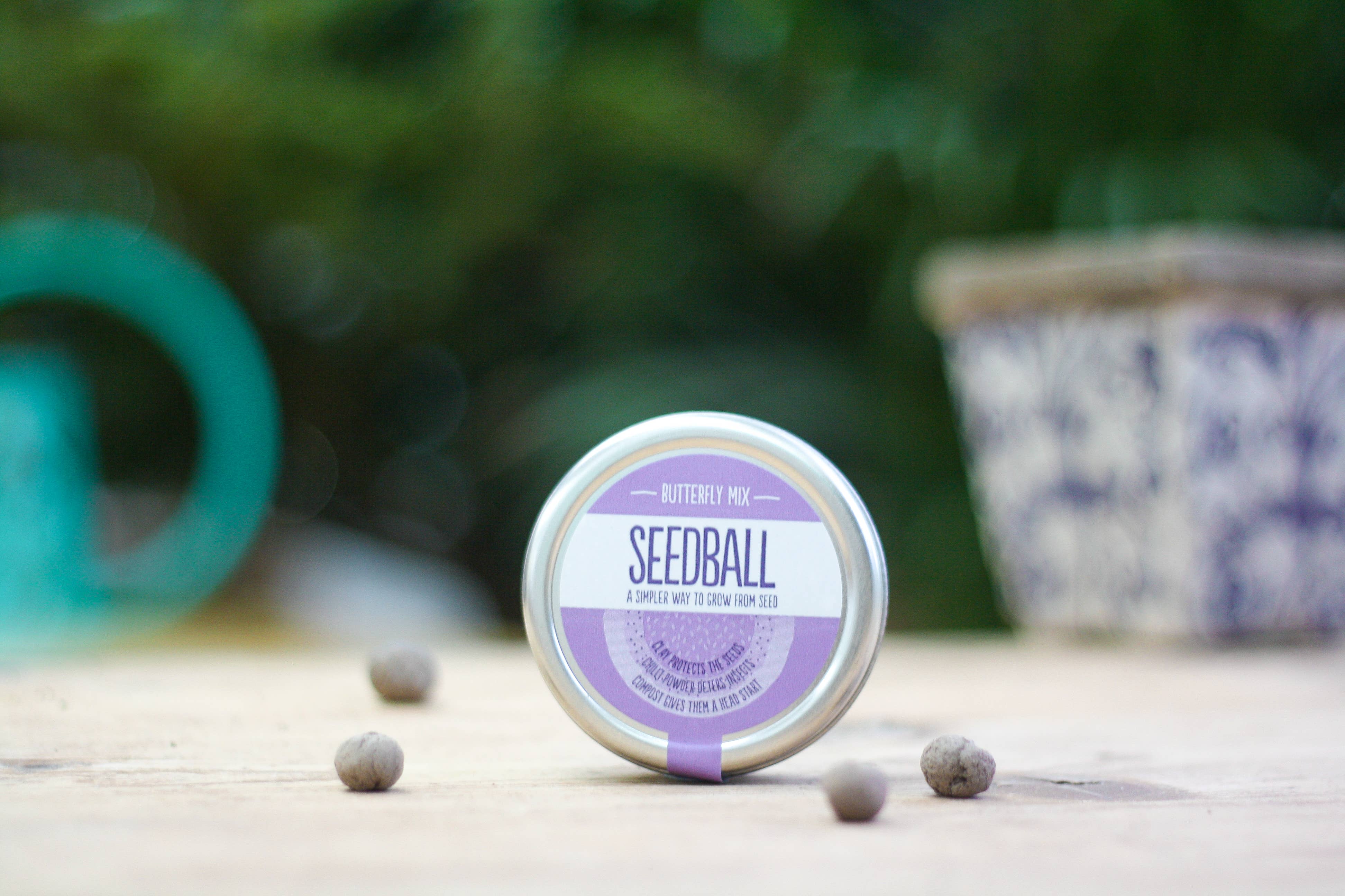 Seedball – wholesale Plant seeds – Butterfly Mix Seedball Tin4