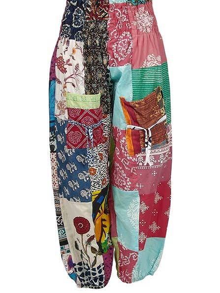Kaleidoscope Accessories - Wholesale Pants - Women's - Patchwork Pants, Assorted Designs4