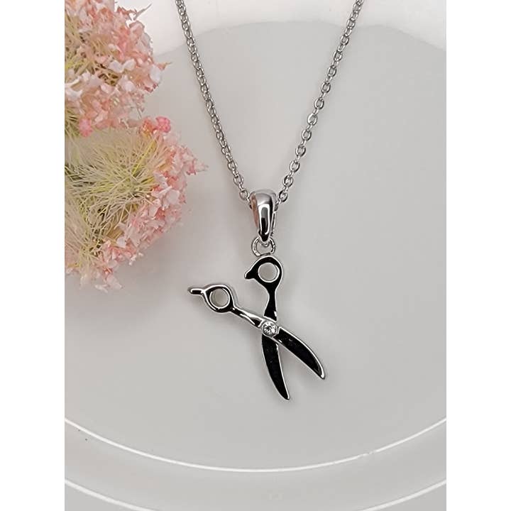 BETTYOH INC - Wholesale Pendant/Charm Necklace - SMALL SCISSOR NECKLACE.