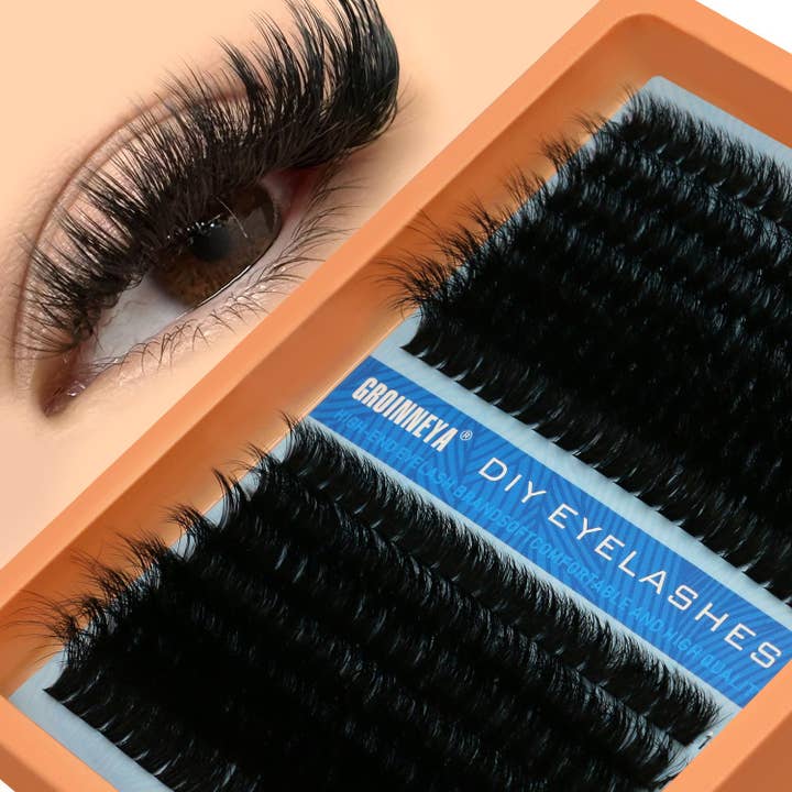 Touffes de Cils Fluffy - Extensions de Cils Individuels DIY Bouclés D/DD Effilés pour la vente par Hair Imports NYC