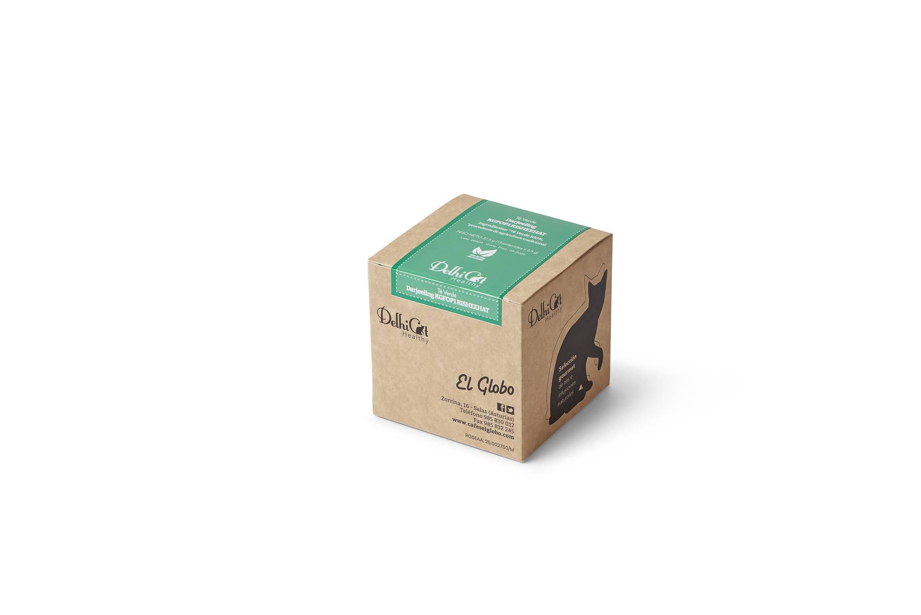 CAFÉS EL GLOBO SL - Wholesale Health/Detox Tea - ORGANIC DARJEELING GREEN TEA