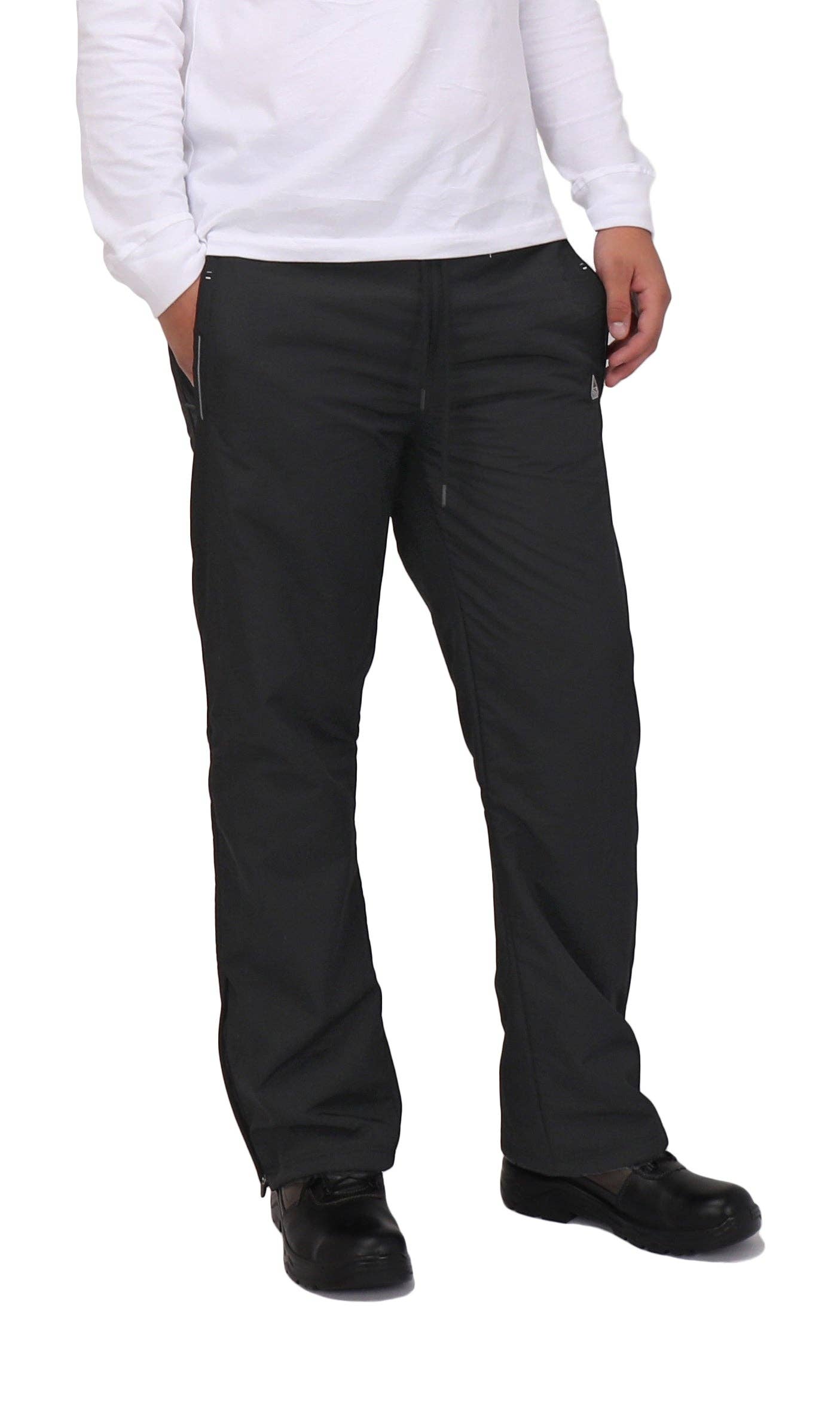 Black Insulated Fleece - Lined Water Resistant Snow Pants - TALL for wholesale on Faire0