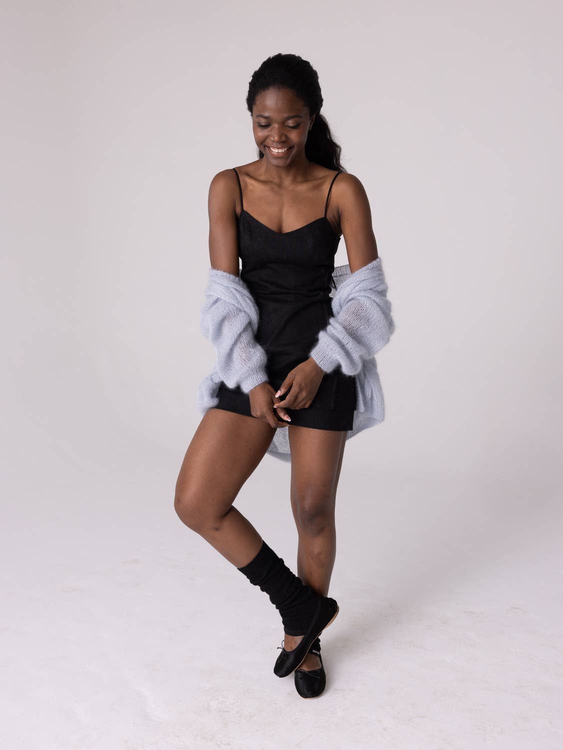 Twisted Erik: Mohair & Silk Cardigan in Dew / HANDMADE for wholesale on Faire9