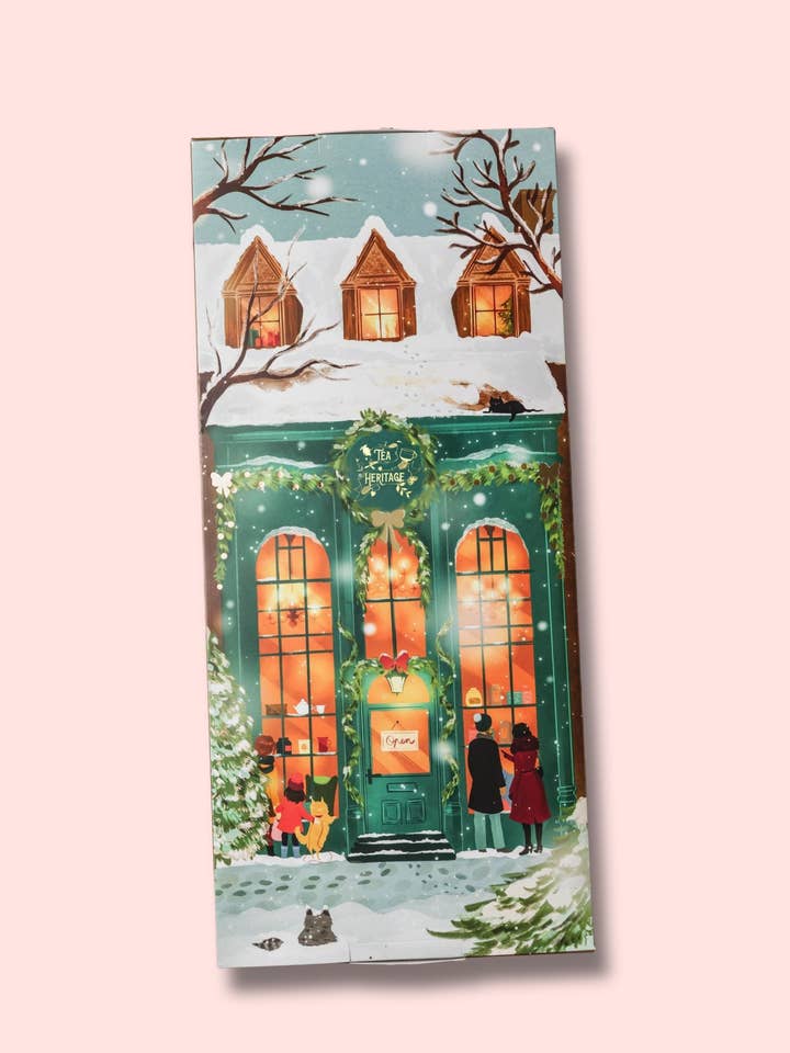 Organic Tea Advent Calendar - Christmas - My Little Chalet for wholesale by Tea Heritage