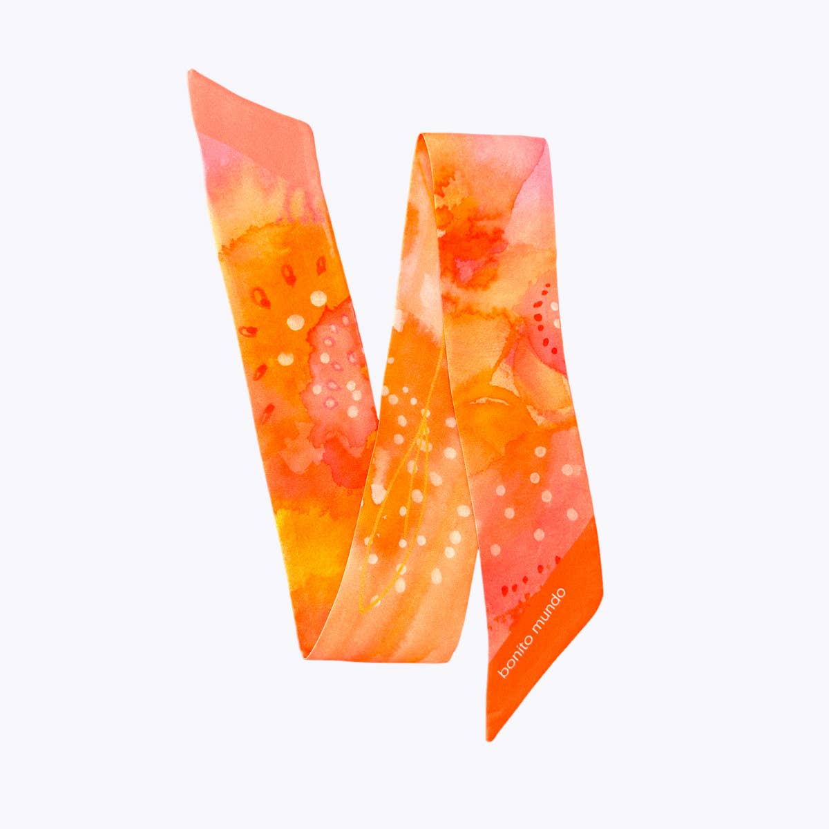 Bonito Mundo - Wholesale Scarf - Women's - Twilly Dreams - Natural Silk Ribbon2