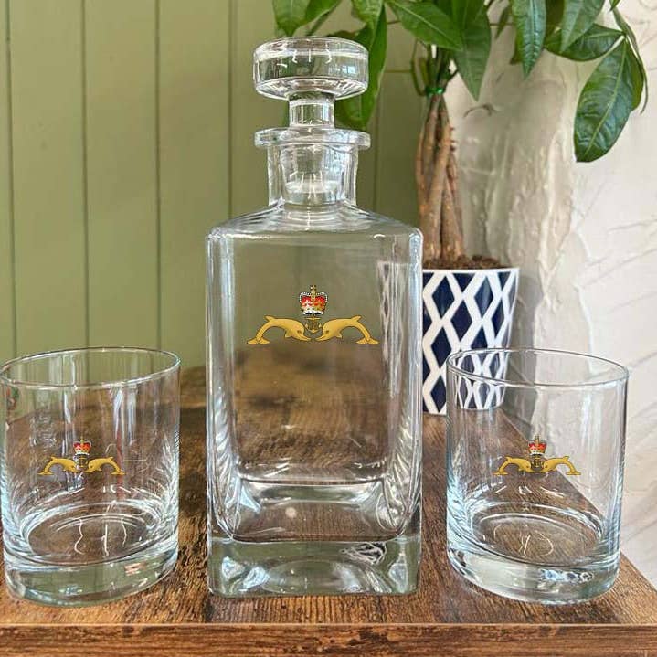 Submariner Dolphins - Decanter for wholesale by Thecraftyblackdog