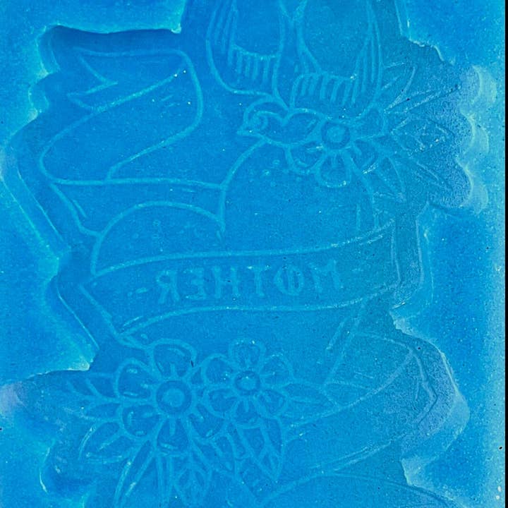 Handgefertigte Silikonform für Muttertags-Tattoo, lebensmittelecht für den Großhandel von Devine Silicone Moulds