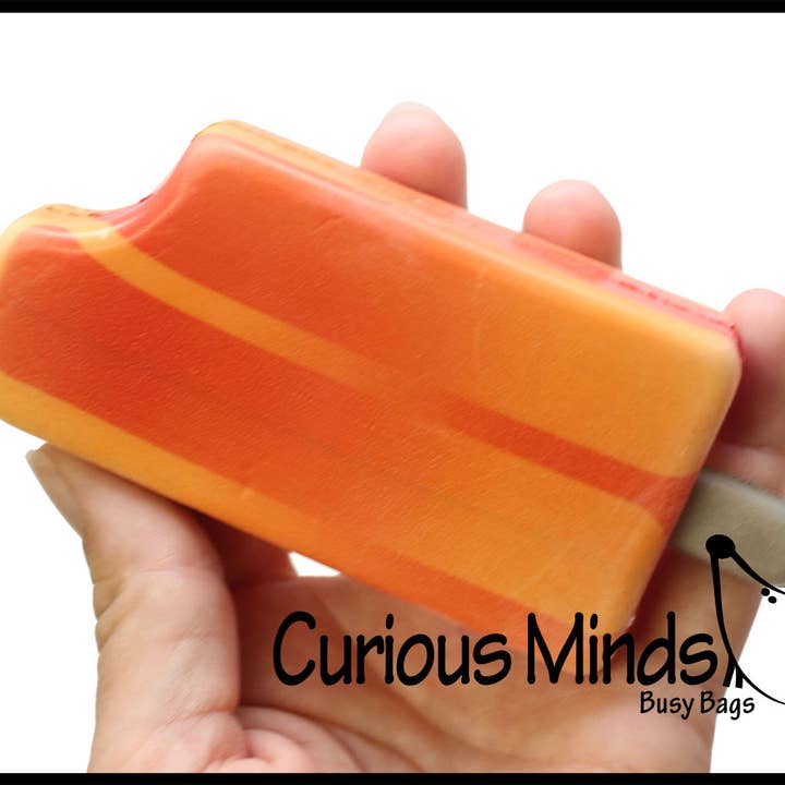 Curious Minds Toys - Wholesale Squishy Toy - Kids & Baby - 1 Squishy Slow Rise Popsicle with Face - Scented Sensory, S1
