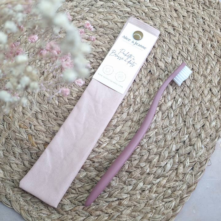 Rosa toothbrush pouch for wholesale by Alice et Jeanne