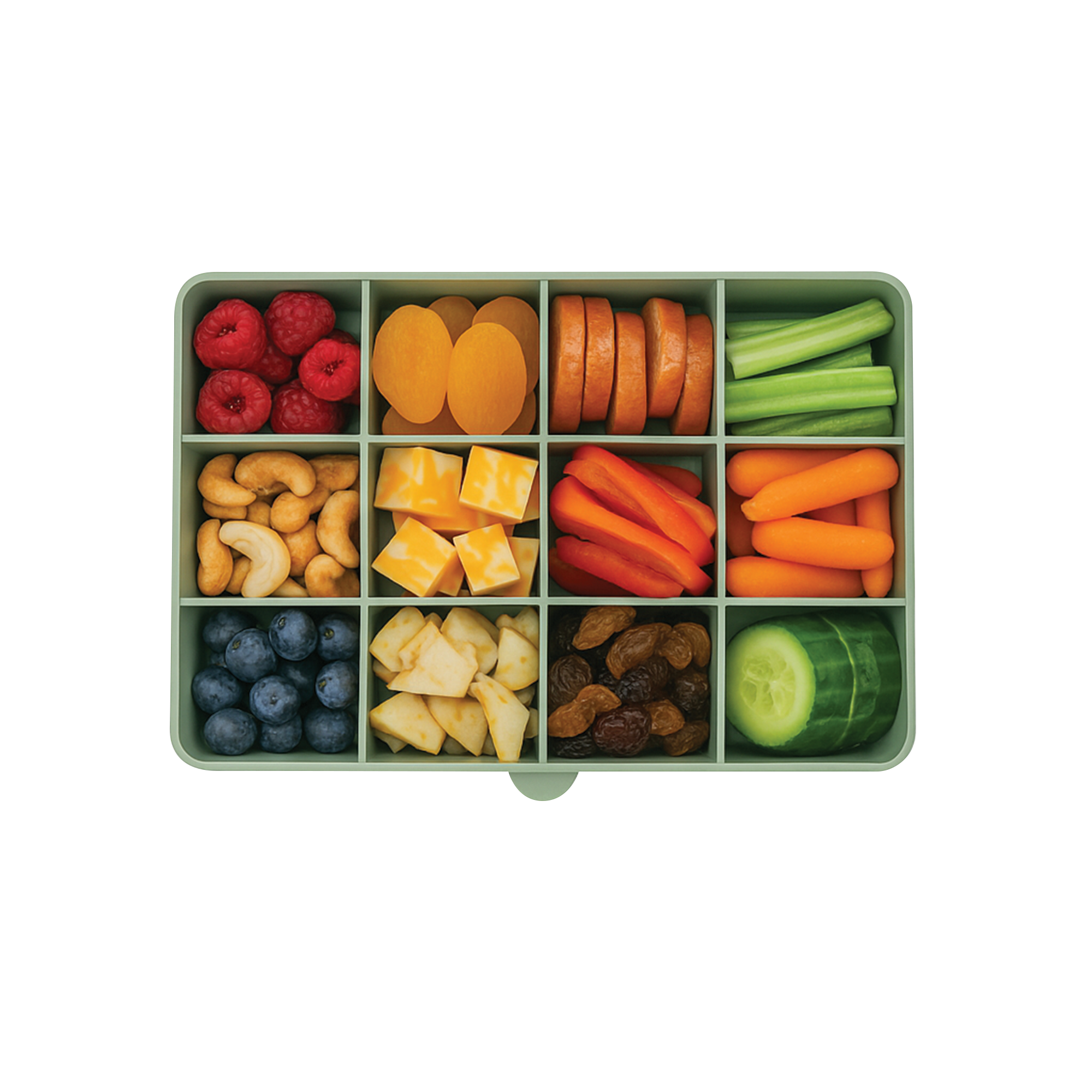 melii - Vente Boîte à goûter - Enfant et bébé - Snackle Box, contenant à collations divisé avec 12 compartiments18