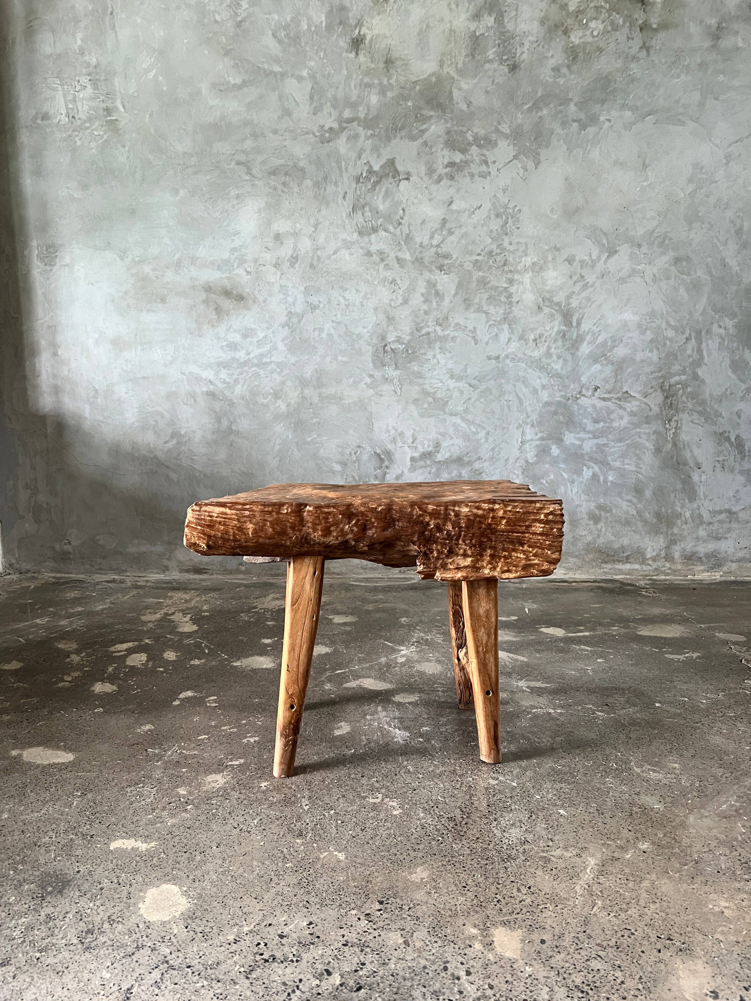 Office Objets - Wholesale Bench - Small organic bench in blonde Asian teak with four legs - Sepuluh33