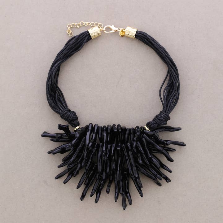 Dubbele Halsketting Hars Koraal voor wholesale door Sonata