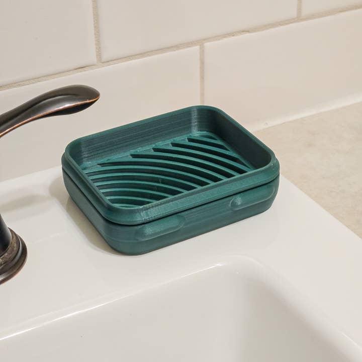 The Rogerie - Wholesale Bath Soap Dish - Travel Soap Case (Rectangular)