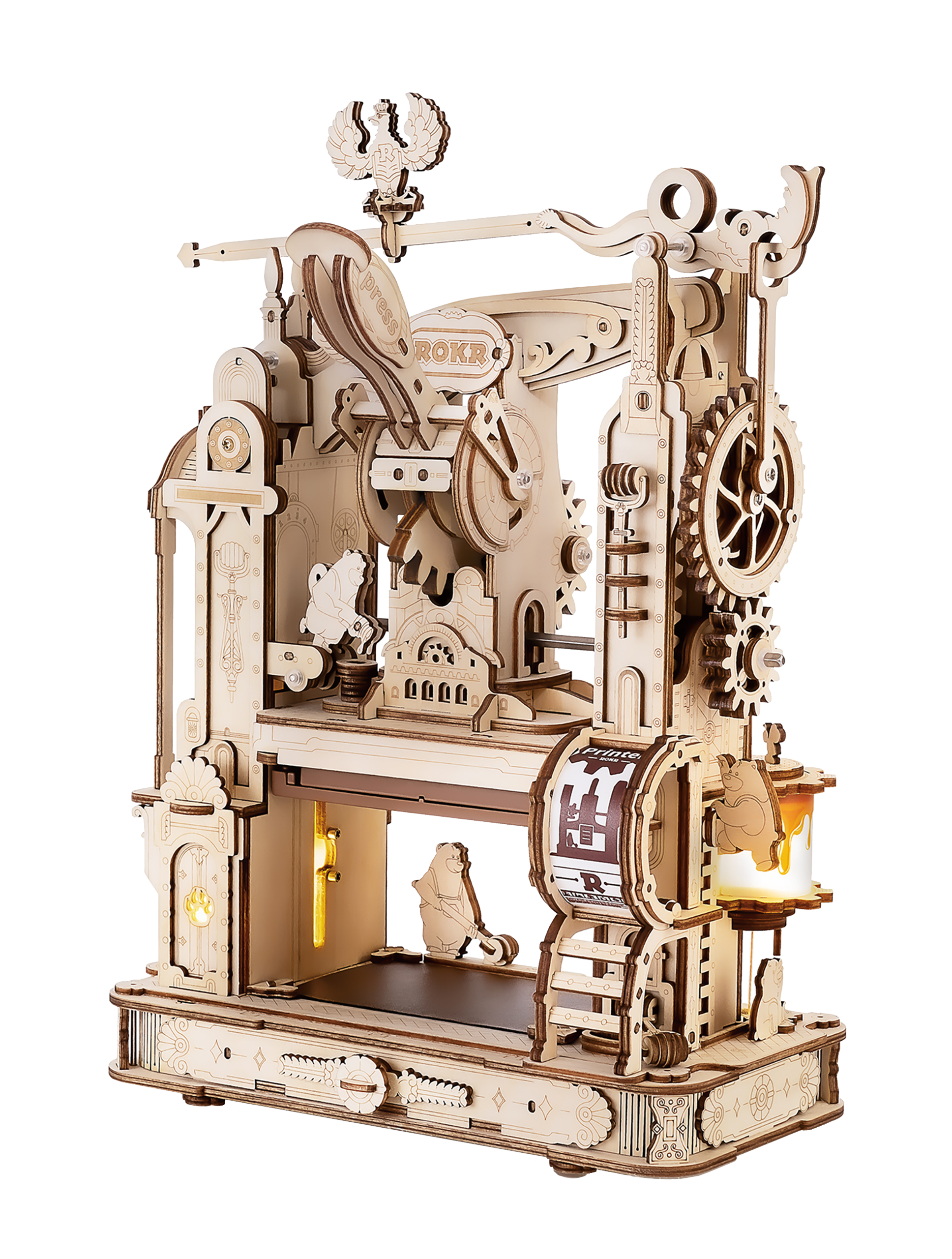 Robotime - Wholesale DIY Craft Kit - LK602 Classic Printing Press*1